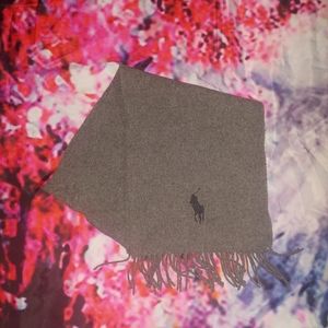 Ralph Lauren Polo Lambs Wool Scarf 58x11.5